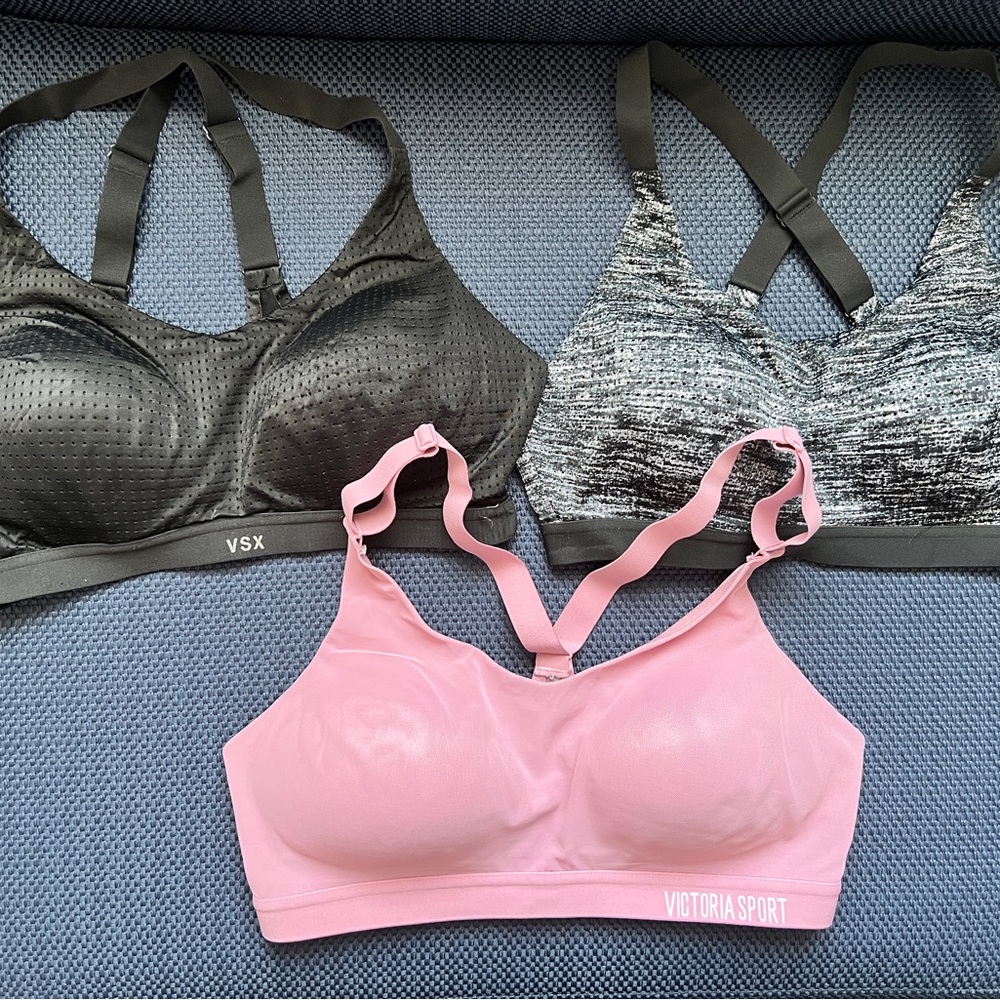 Victoria secret sports bras, 34C